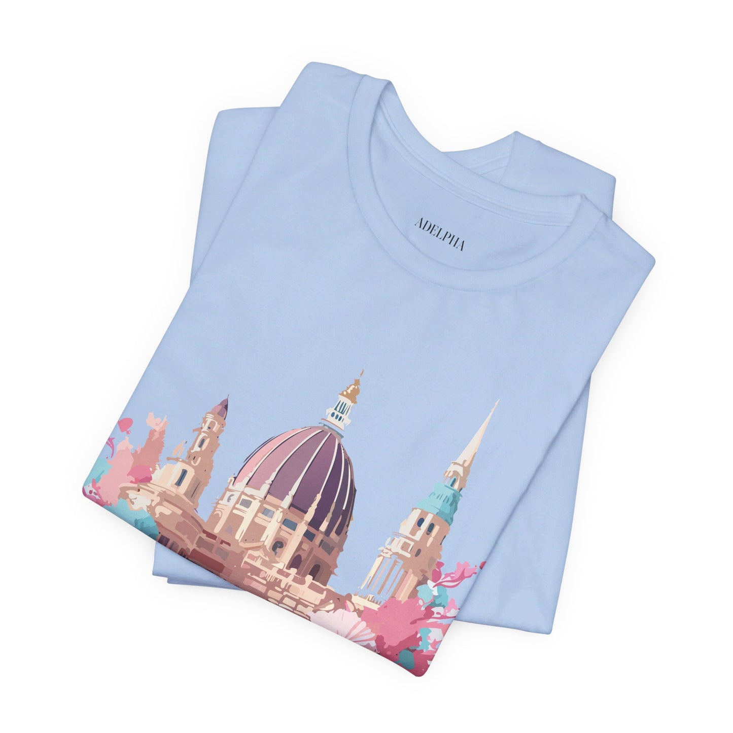 Natural Cotton Tee Shirt - Beautiful Places Collection - Vienna Printify