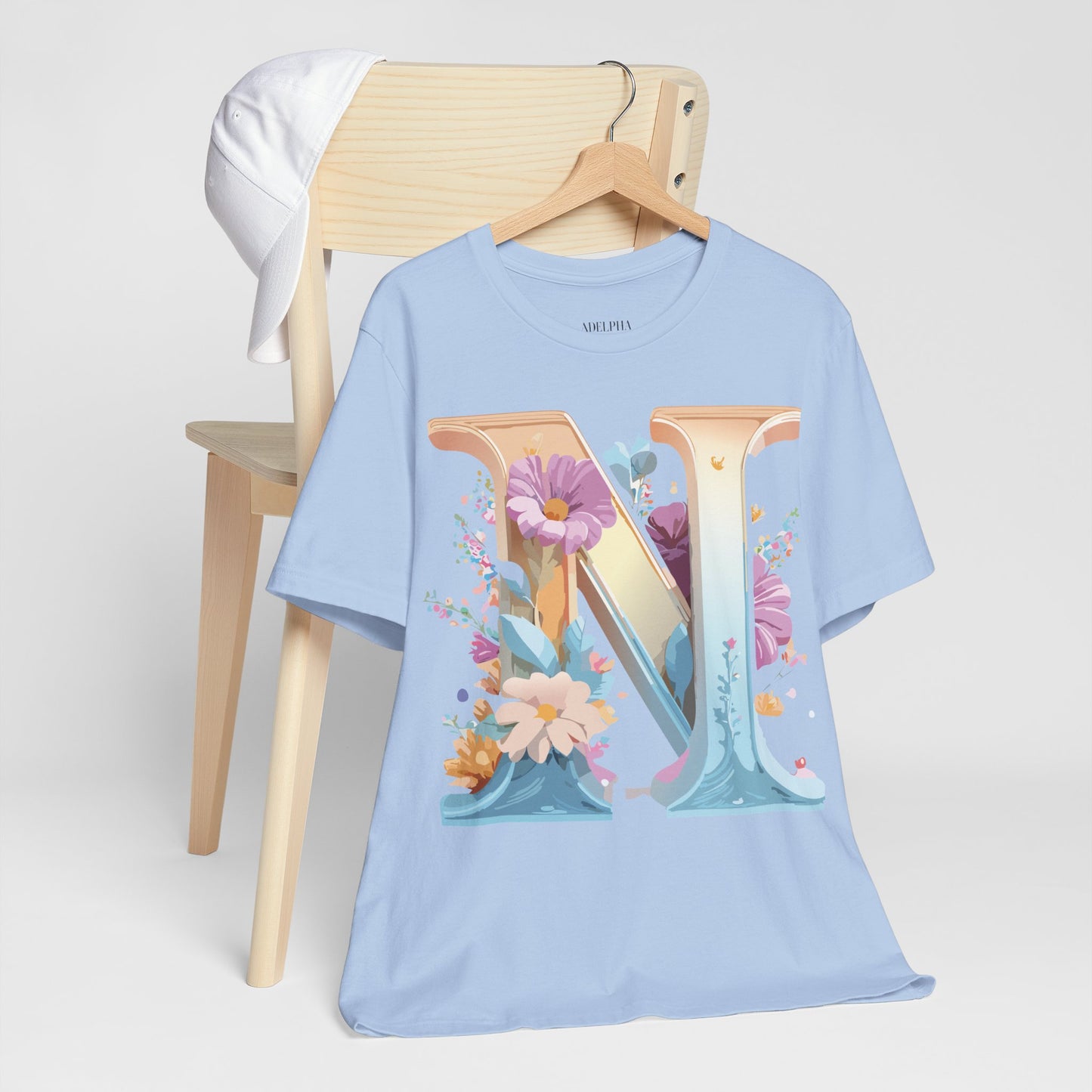 Letter Shirt, Letter N Shirt - ADELPHA