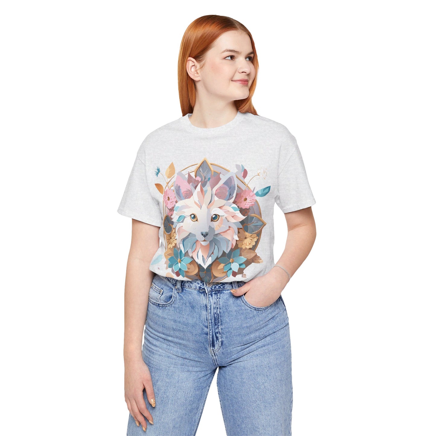 Natural Cotton Tee Shirt - Medallion Collection Printify