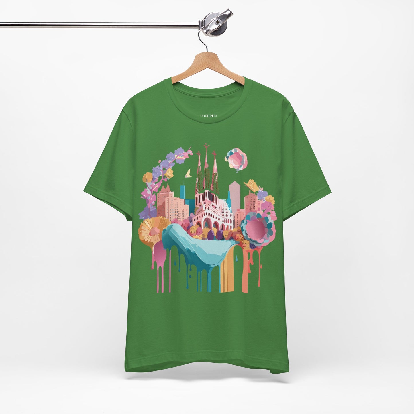 Tourist Shirt, Shirt with Barcelona - ADELPHA