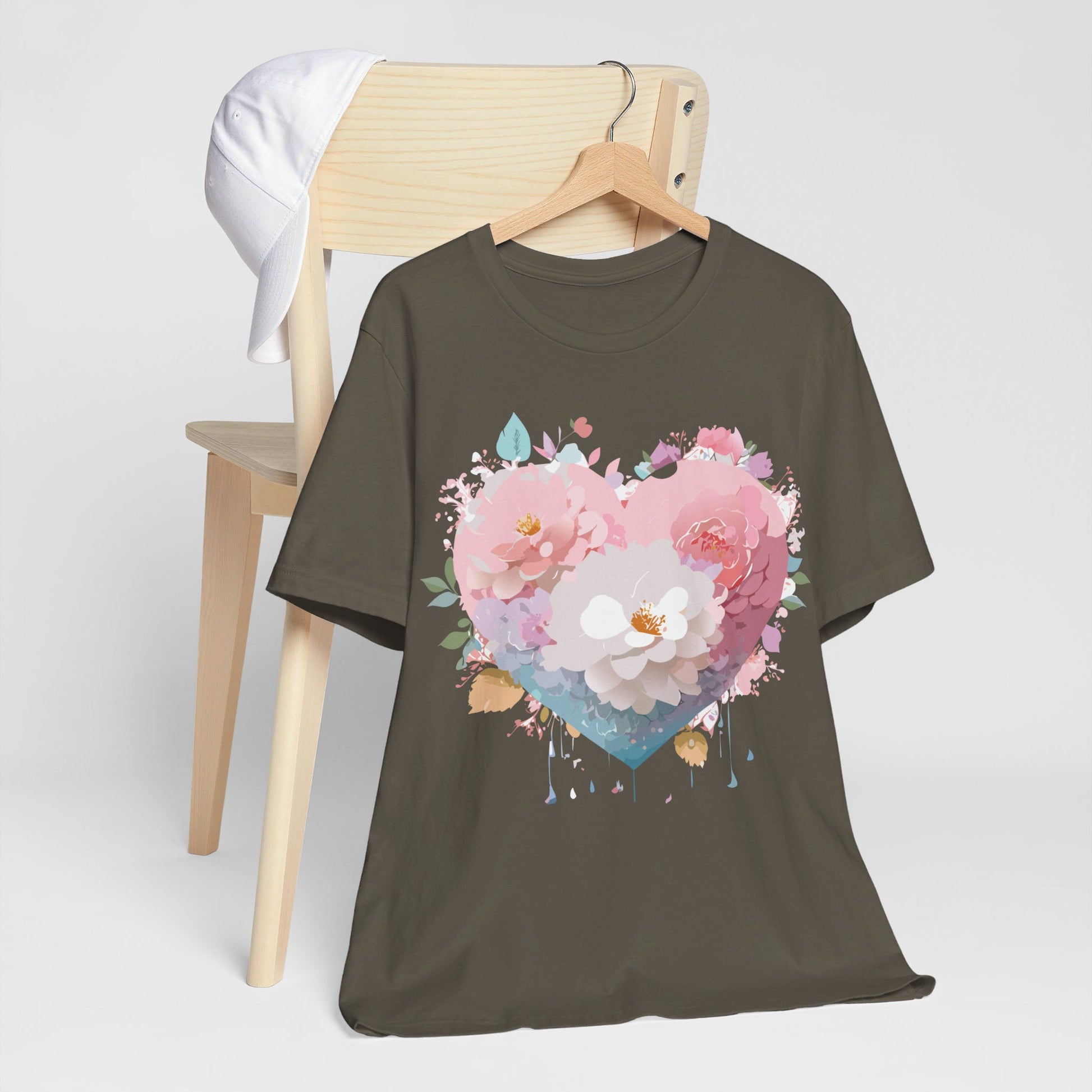 Natural Cotton Tee Shirt - Love Story Collection Printify