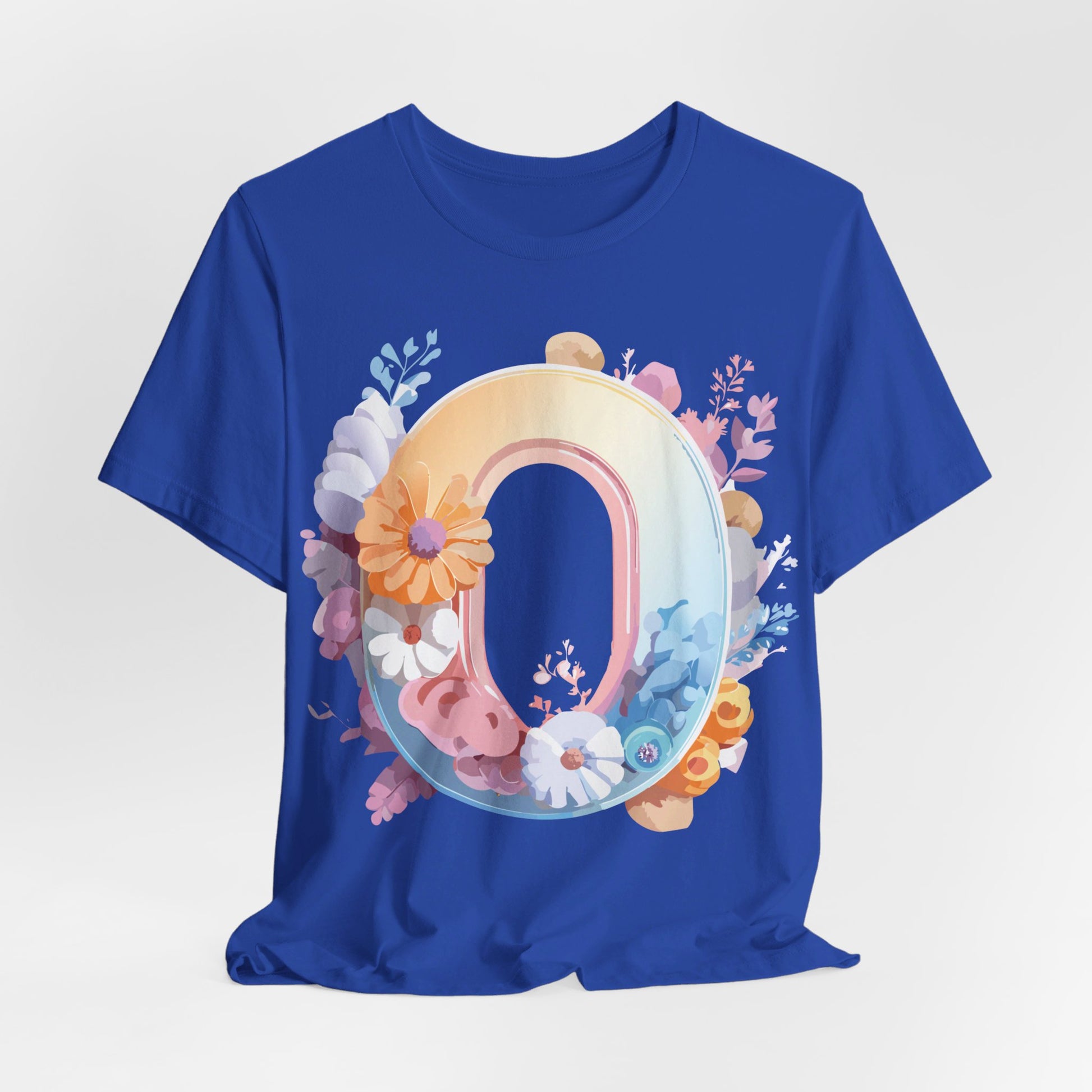 Natural Cotton Tee Shirt - Letters Collection - O Printify
