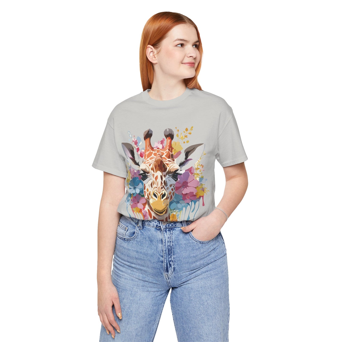 Shirt with Animals | Giraffe Printify