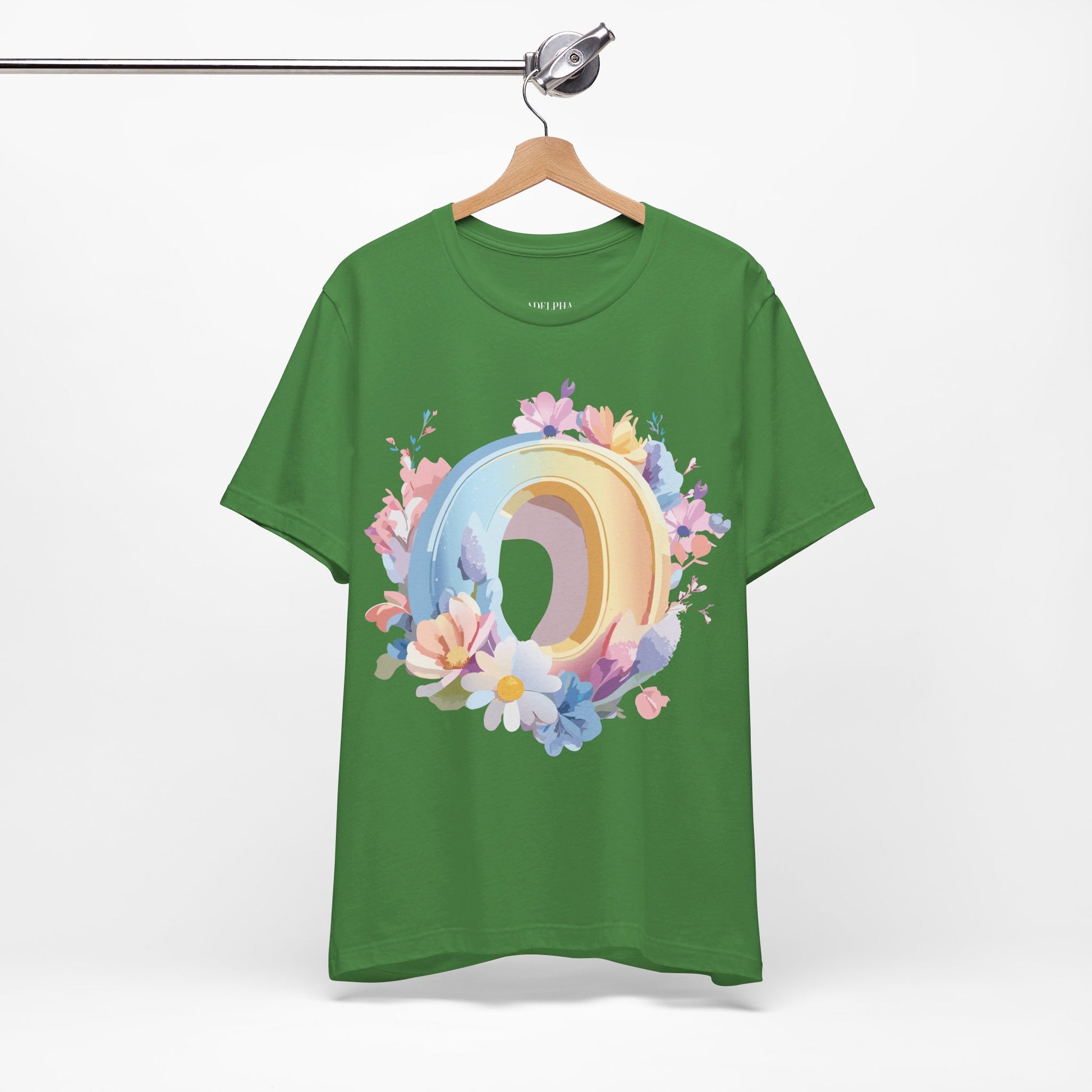 Natural Cotton Tee Shirt - Letters Collection - O Printify