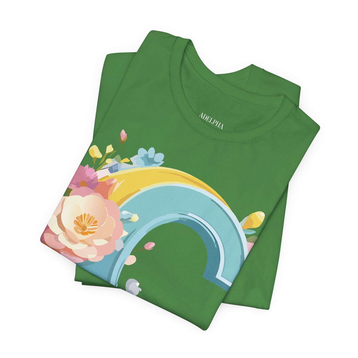 Natural Cotton Tee Shirt - Letters Collection - C Printify