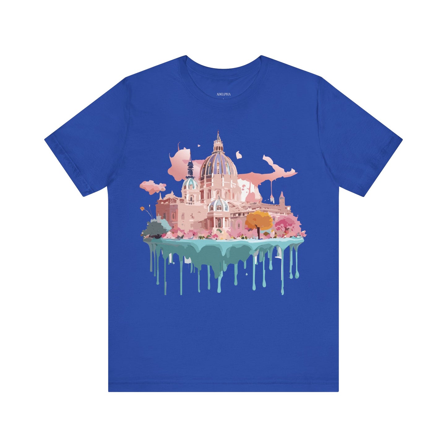 Natural Cotton Tee Shirt - Beautiful Places Collection - Vienna Printify