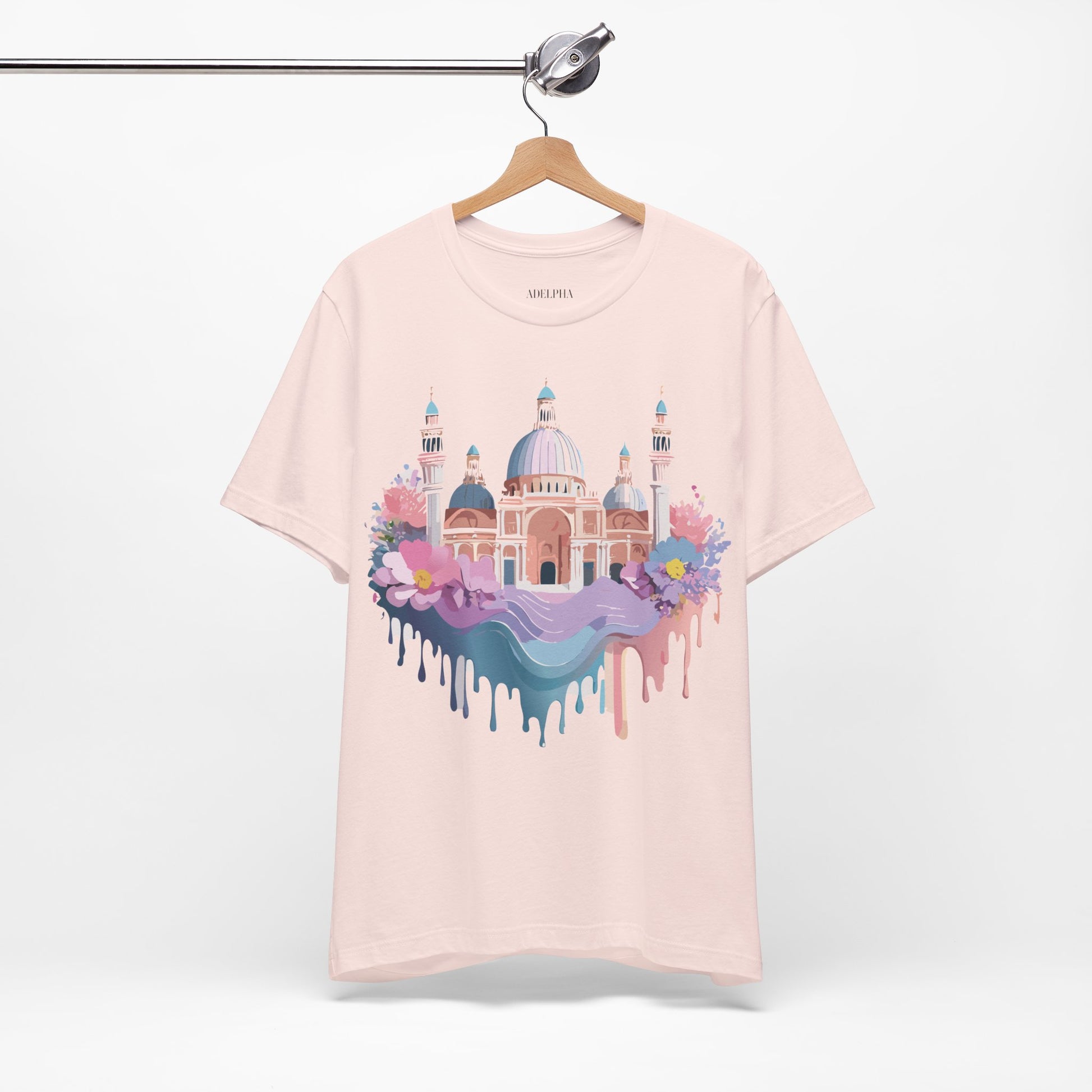 Natural Cotton Tee Shirt - Beautiful Places Collection - Venice Printify