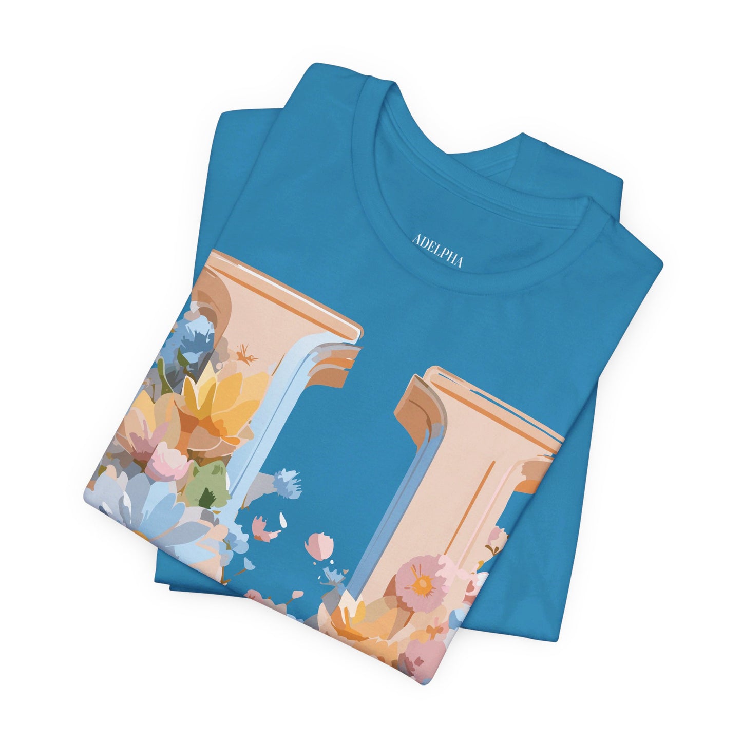 Natural Cotton Tee Shirt - Letters Collection - U Printify