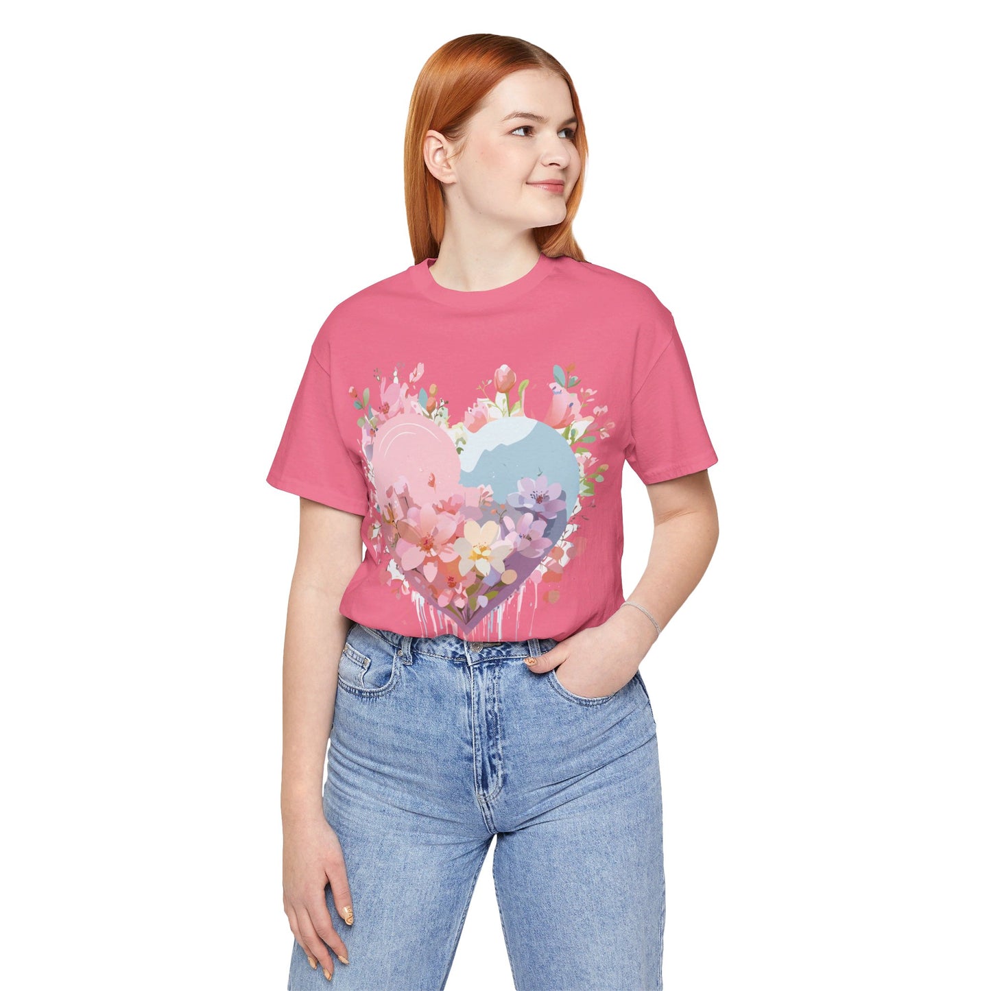 Natural Cotton Tee Shirt - Love story Collection Printify