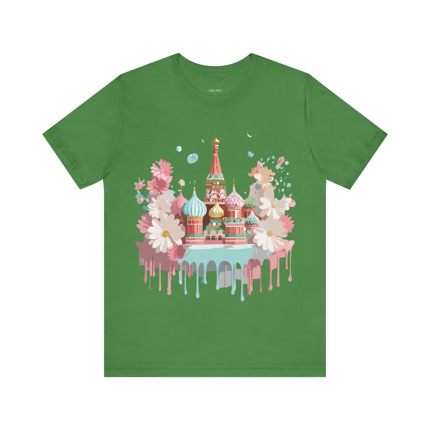 Natural Cotton Tee Shirt - Beautiful Places Collection - Moscow Printify
