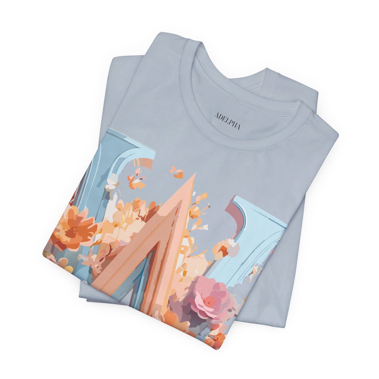 Natural Cotton Tee Shirt - Letters Collection - W Printify