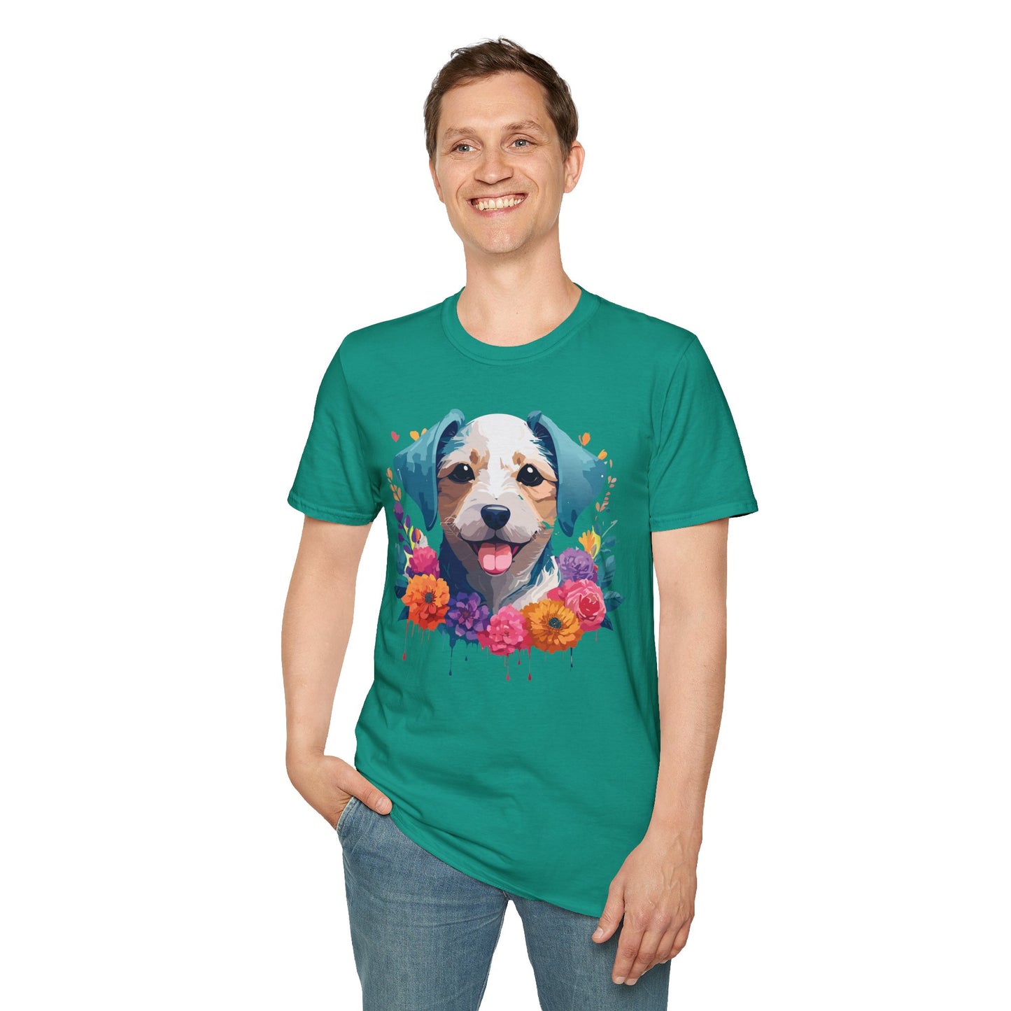Dog Shirt, Shirt with Dog, Animal Tee, Shirt with Animals