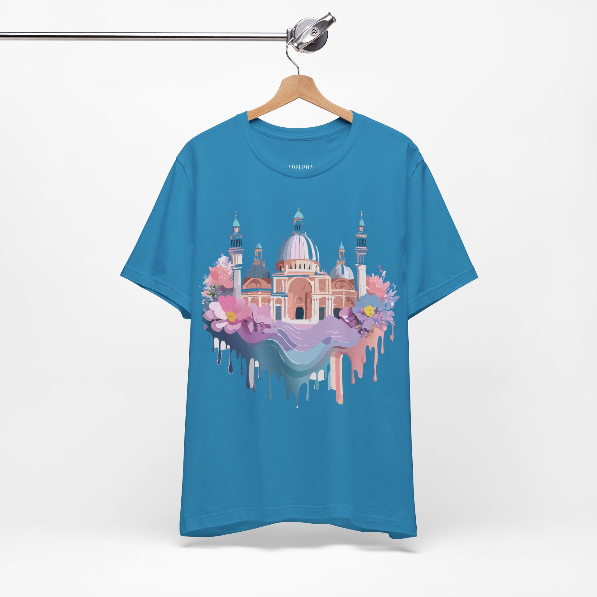 Natural Cotton Tee Shirt - Beautiful Places Collection - Venice Printify