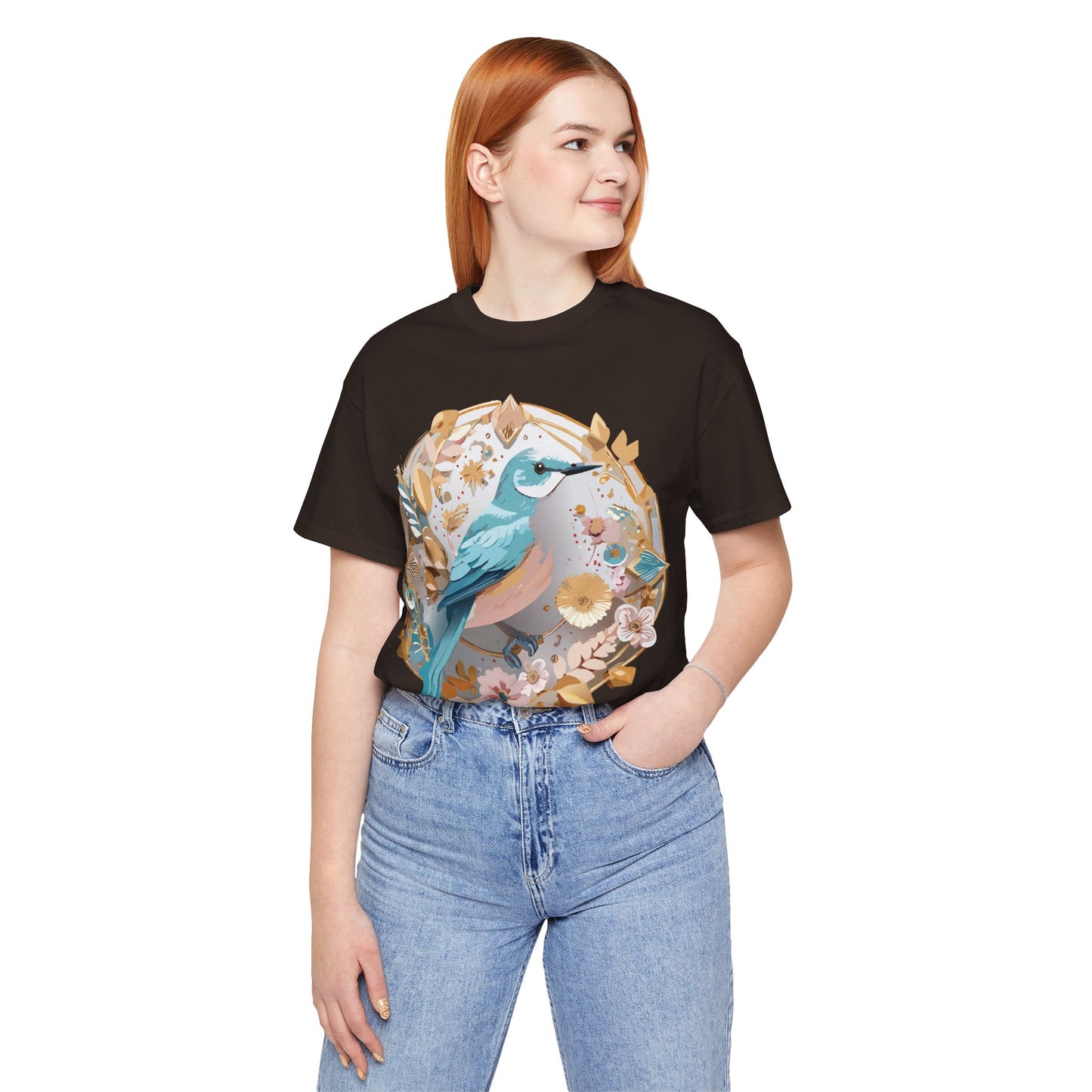 Natural Cotton Tee Shirt - Medallion Collection Printify