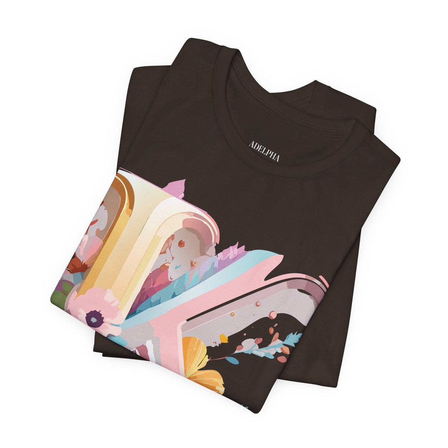Natural Cotton Tee Shirt - Letters Collection - K Printify