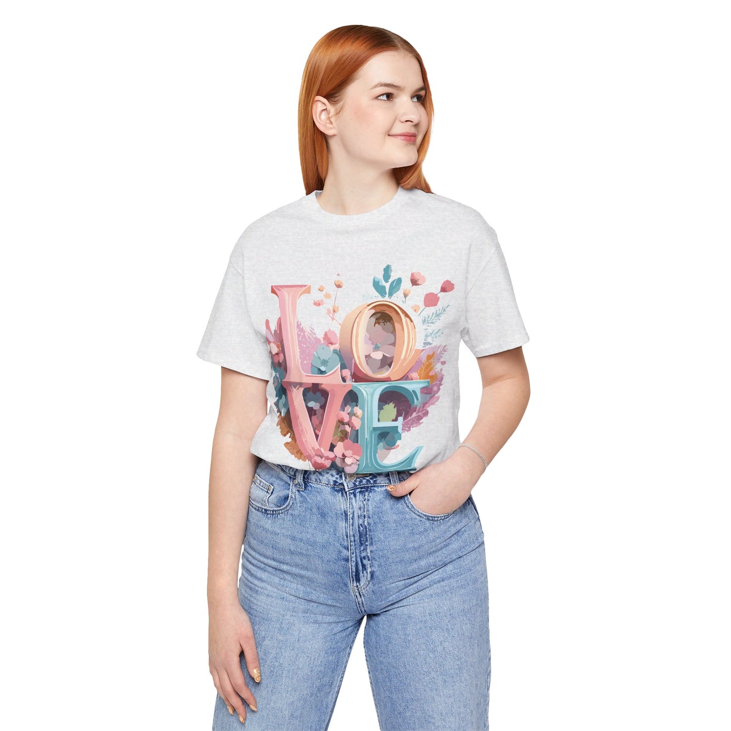 Natural Cotton Tee Shirt - Love story Collection Printify