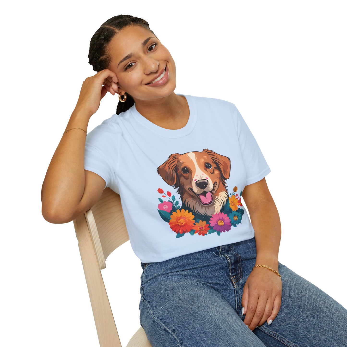 Dog Shirt, Shirt with Dog, Animal Tee, Shirt with Animals