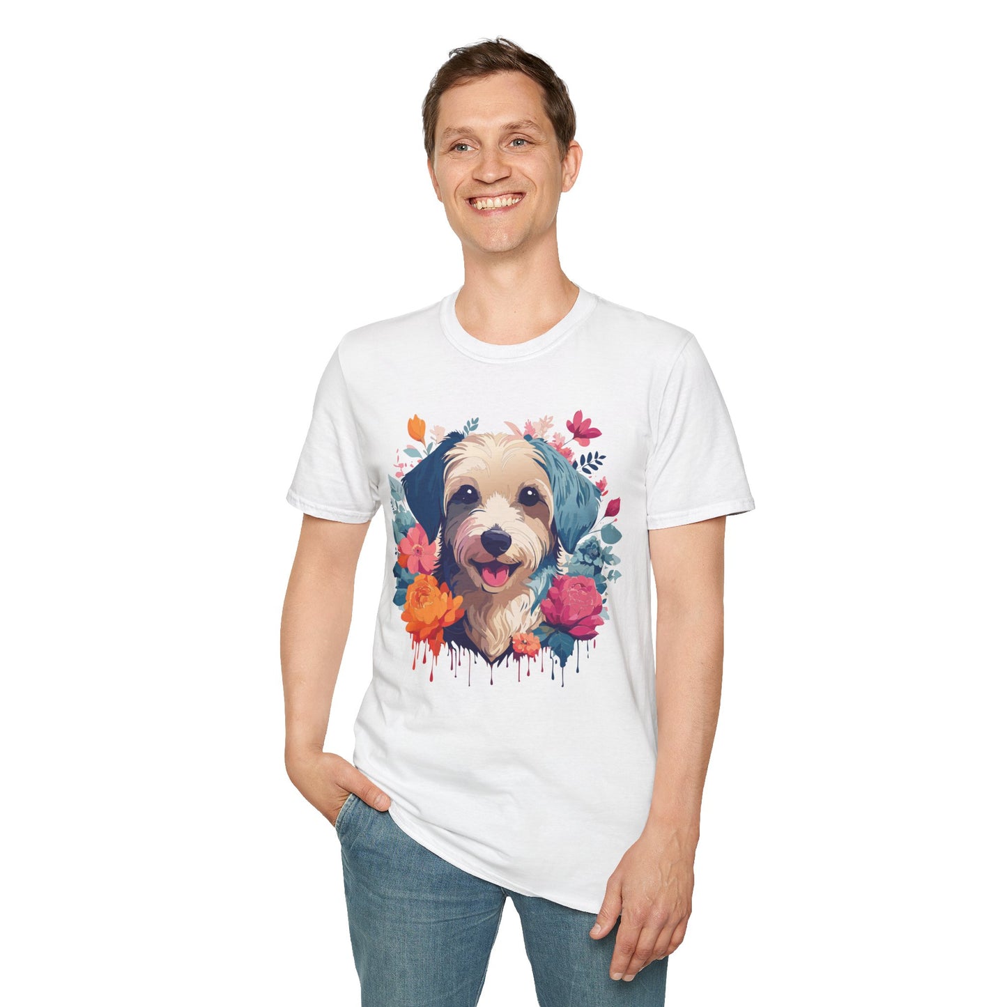 Dog Shirt, Shirt with Dog, Animal Tee, Shirt with Animals