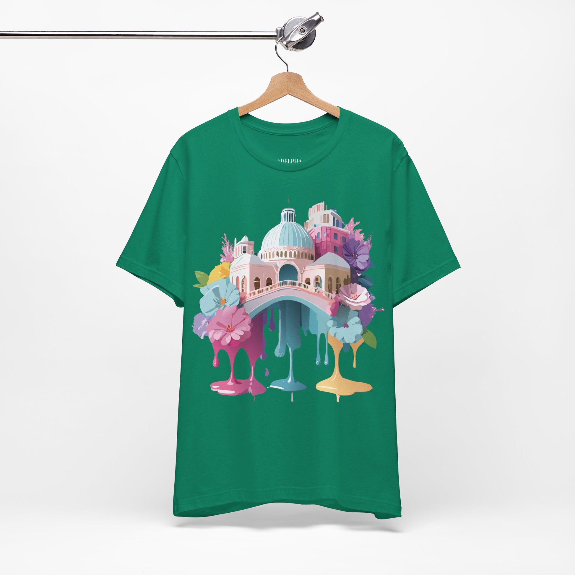 Natural Cotton Tee Shirt - Beautiful Places Collection - Venice Printify