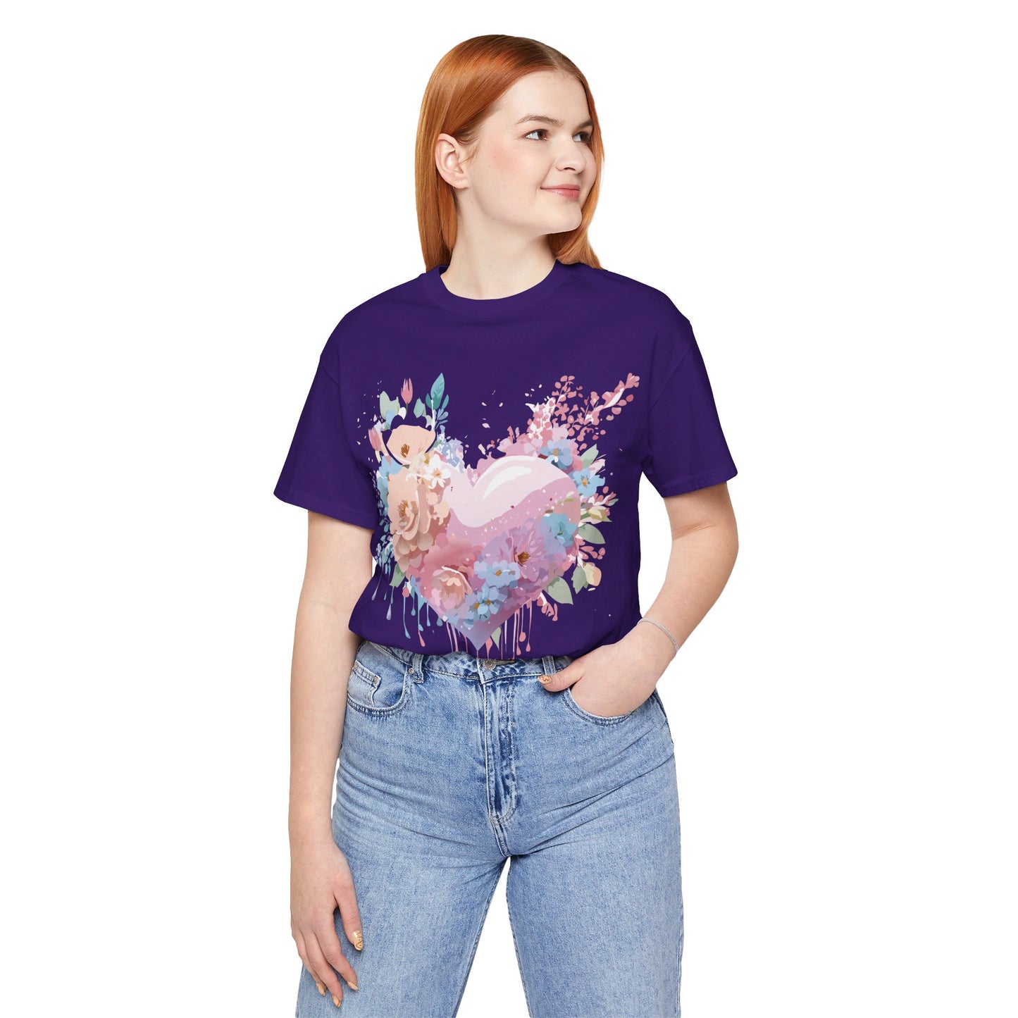 Natural Cotton Tee Shirt - Love Story Collection Printify