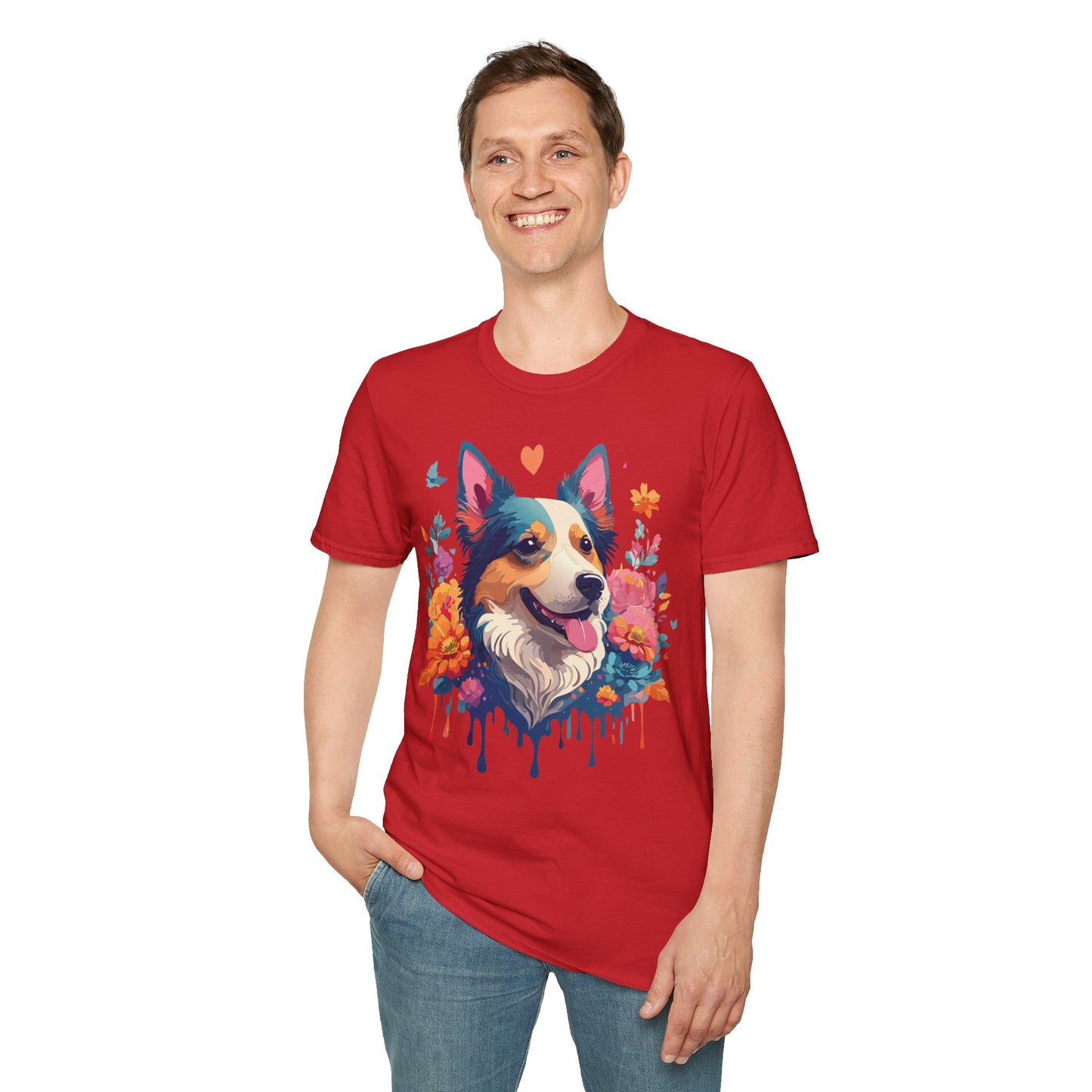 Dog Shirt, Shirt with Dog, Animal Tee, Shirt with Animals