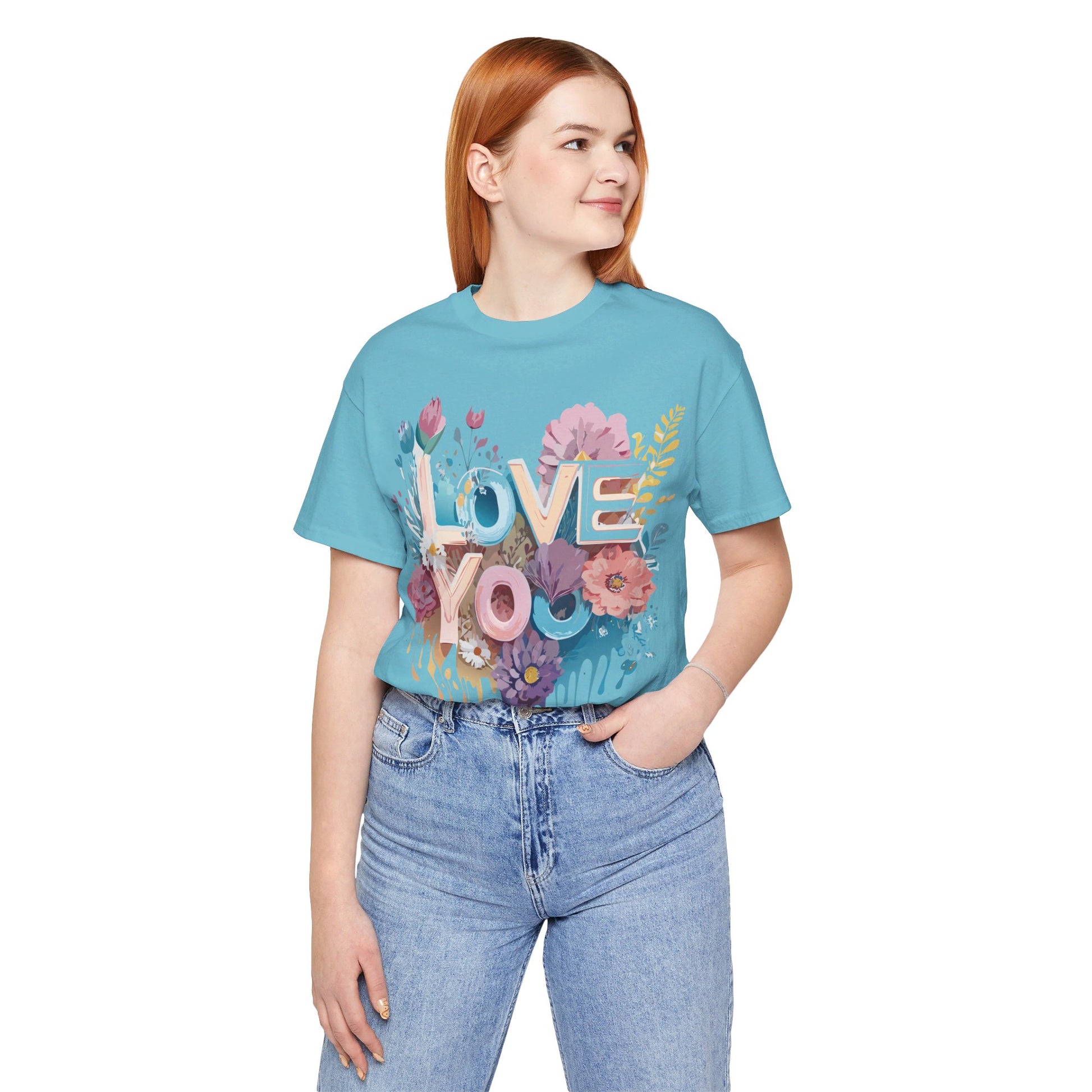 Natural Cotton Tee Shirt - Love story Collection Printify