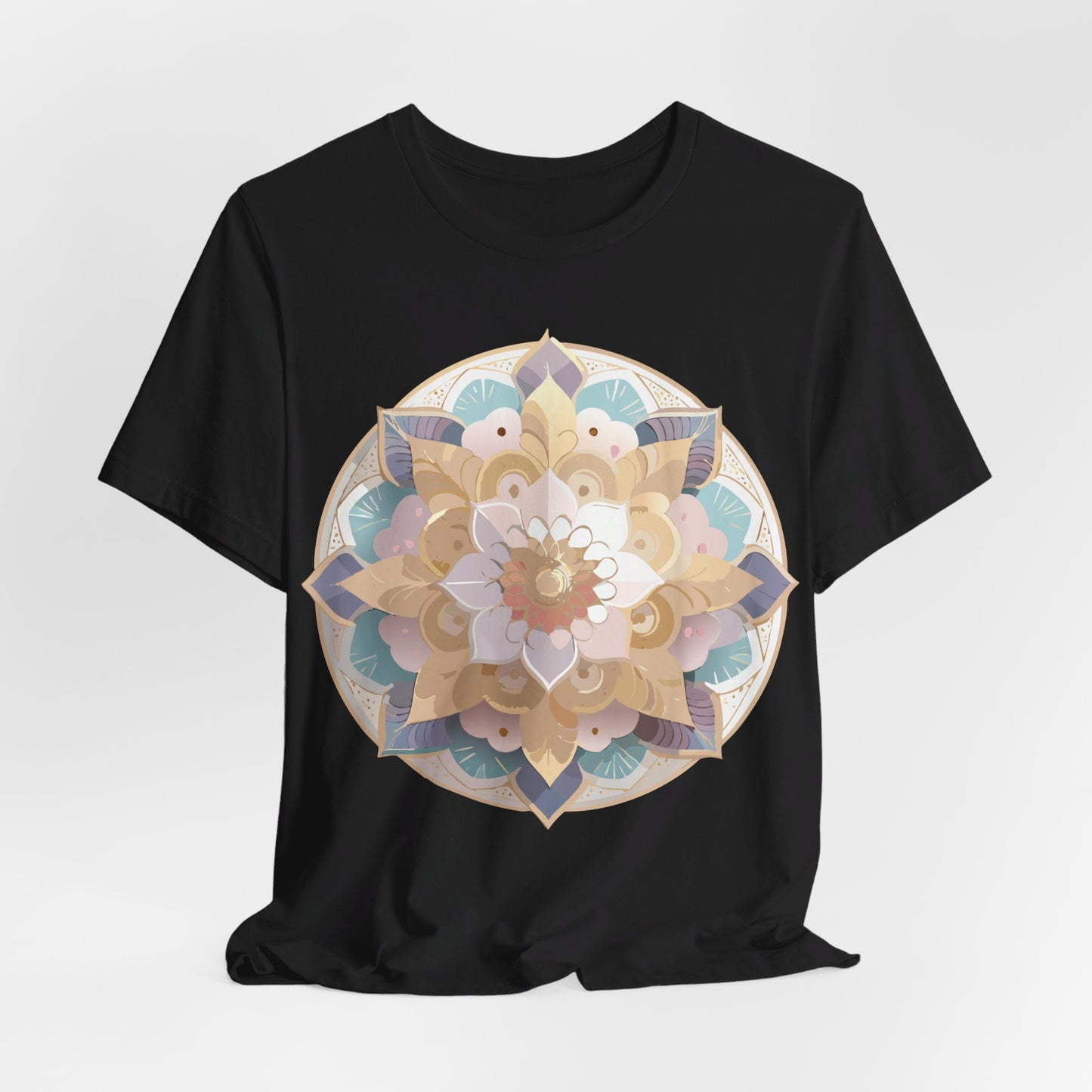 Natural Cotton Tee Shirt - Medallion Collection Printify
