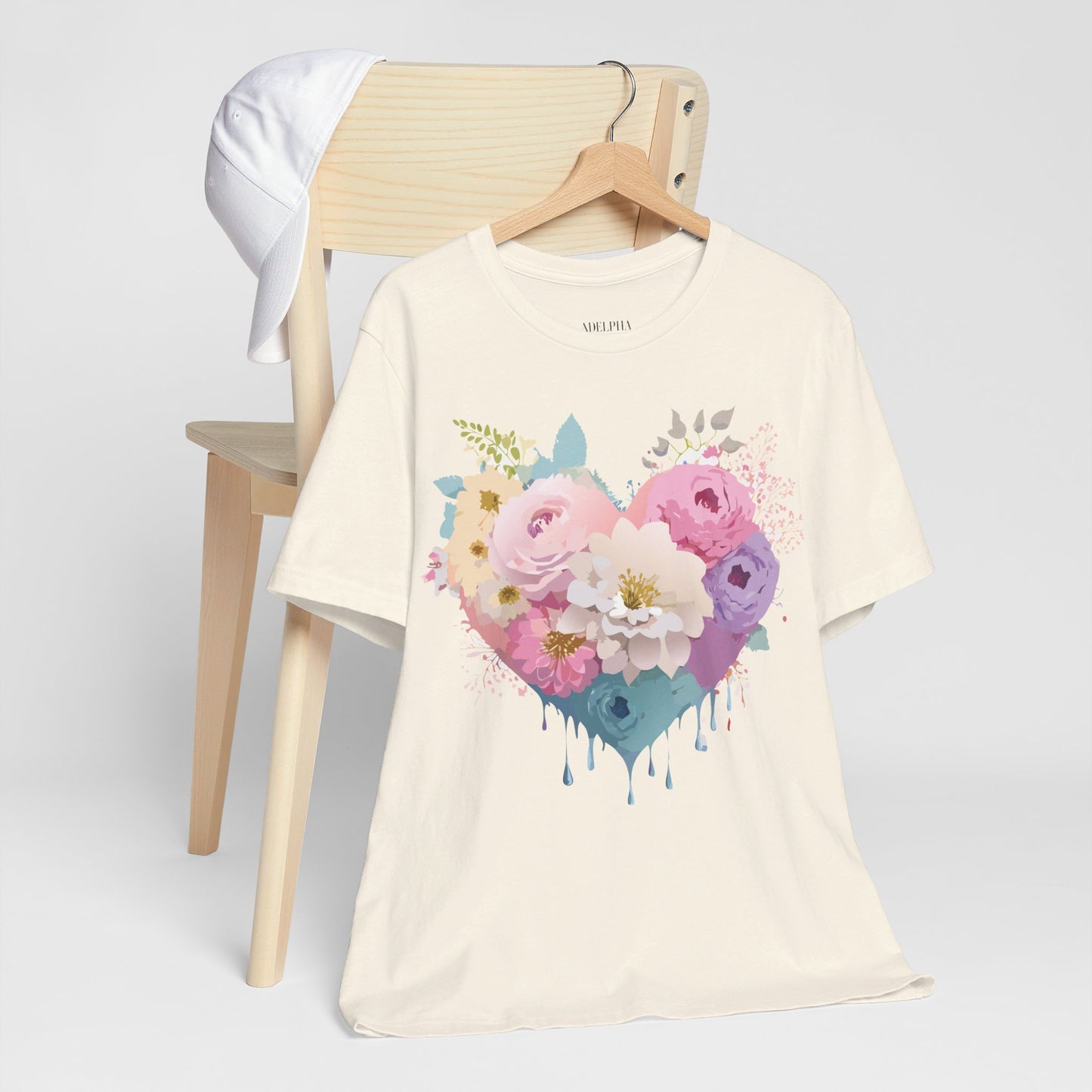 Natural Cotton Tee Shirt - Love story Collection Printify