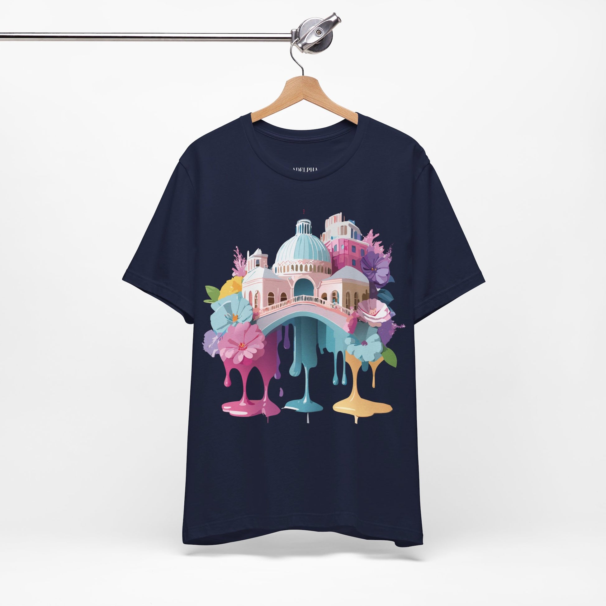 Natural Cotton Tee Shirt - Beautiful Places Collection - Venice Printify