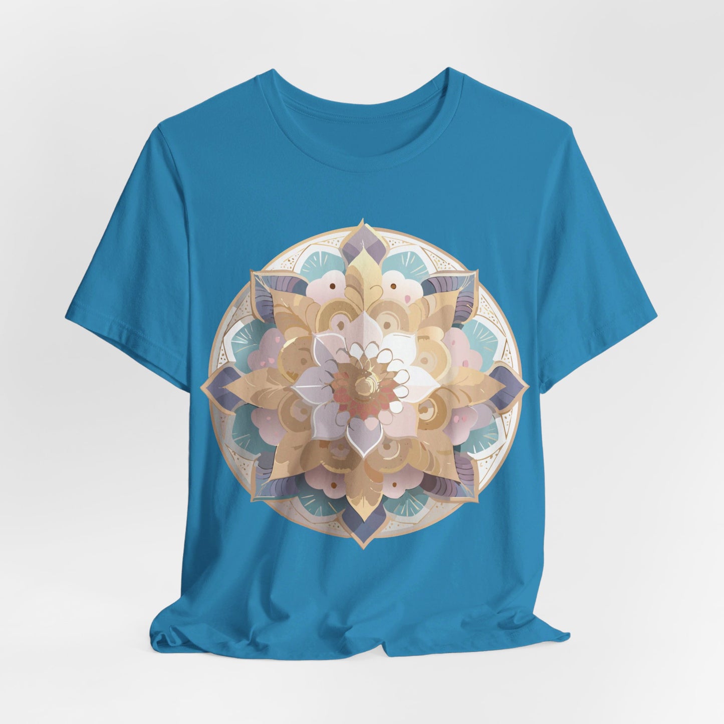 Natural Cotton Tee Shirt - Medallion Collection Printify