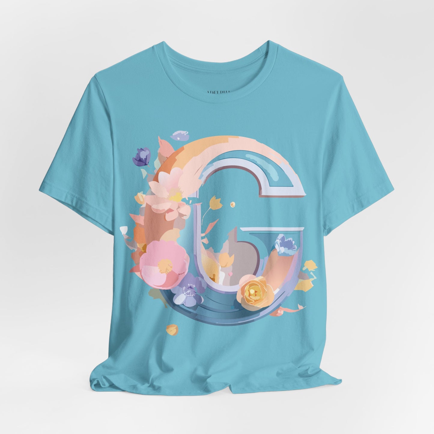 Natural Cotton Tee Shirt - Letters Collection - G Printify
