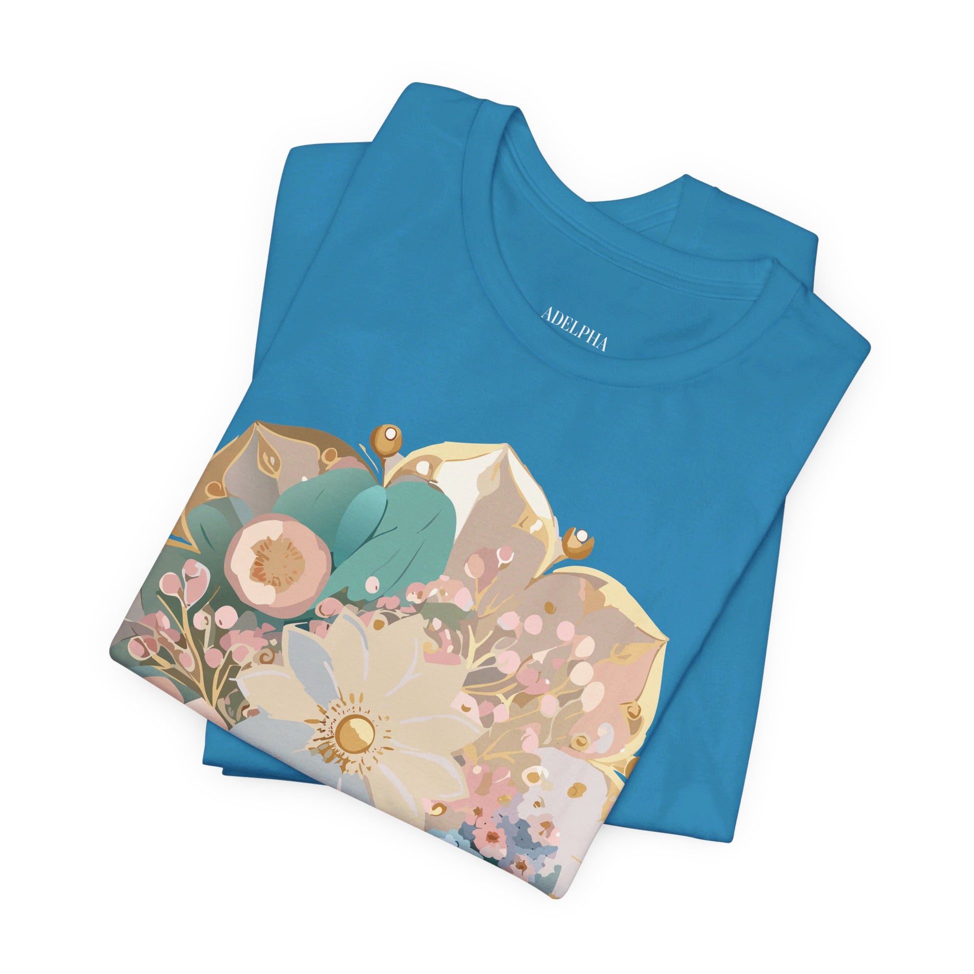 Natural Cotton Tee Shirt - Medallion Collection Printify