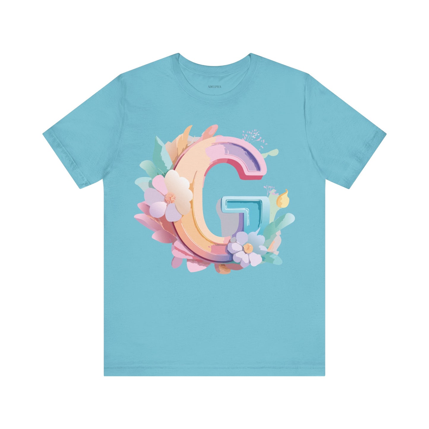 Natural Cotton Tee Shirt - Letters Collection - G Printify