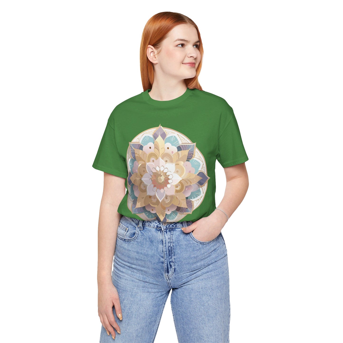 Natural Cotton Tee Shirt - Medallion Collection Printify