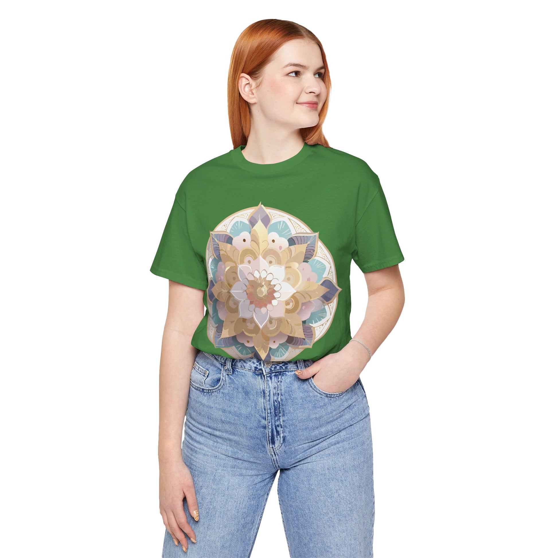 Natural Cotton Tee Shirt - Medallion Collection Printify