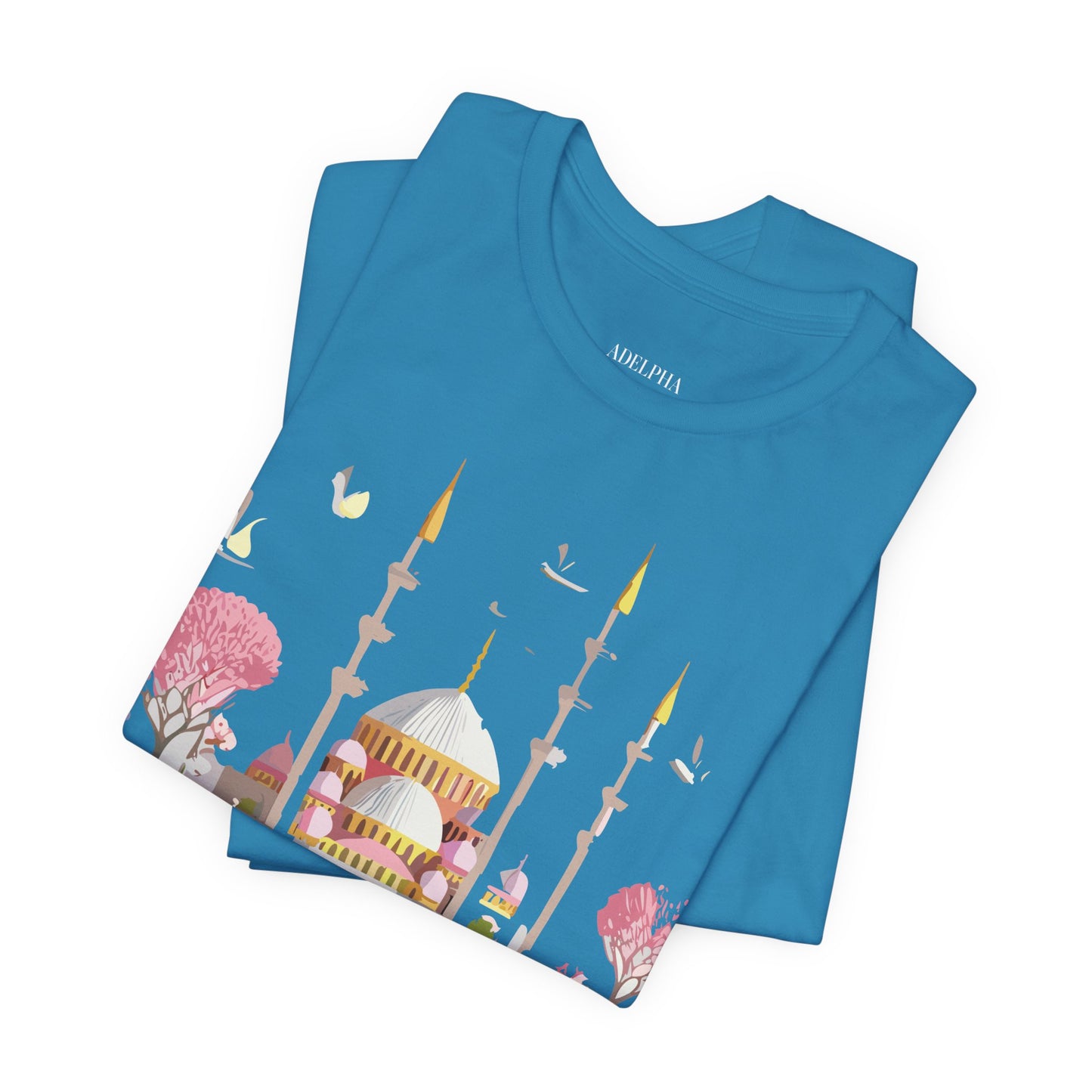 Natural Cotton Tee Shirt - Istanbul, Turkey Printify