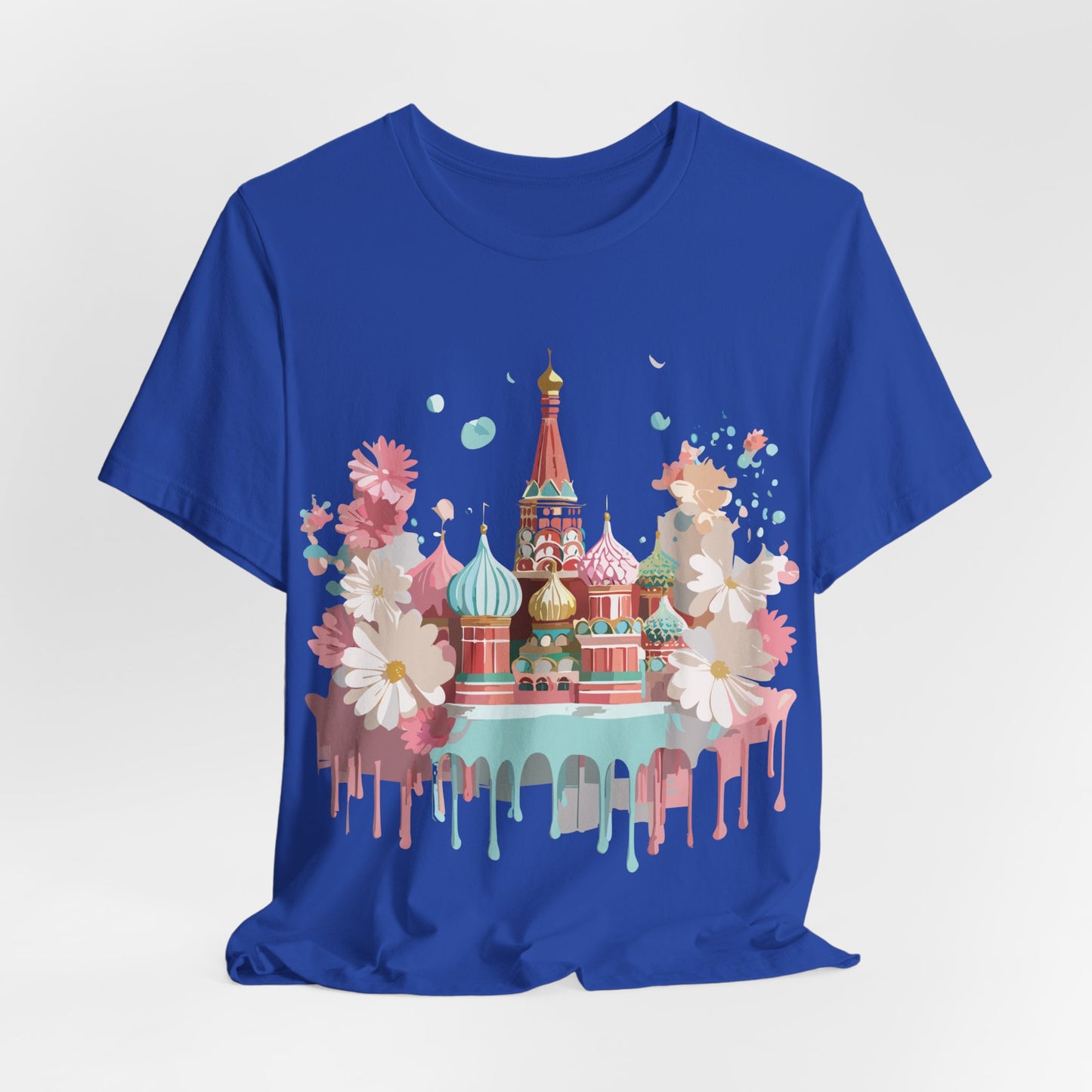 Natural Cotton Tee Shirt - Beautiful Places Collection - Moscow Printify