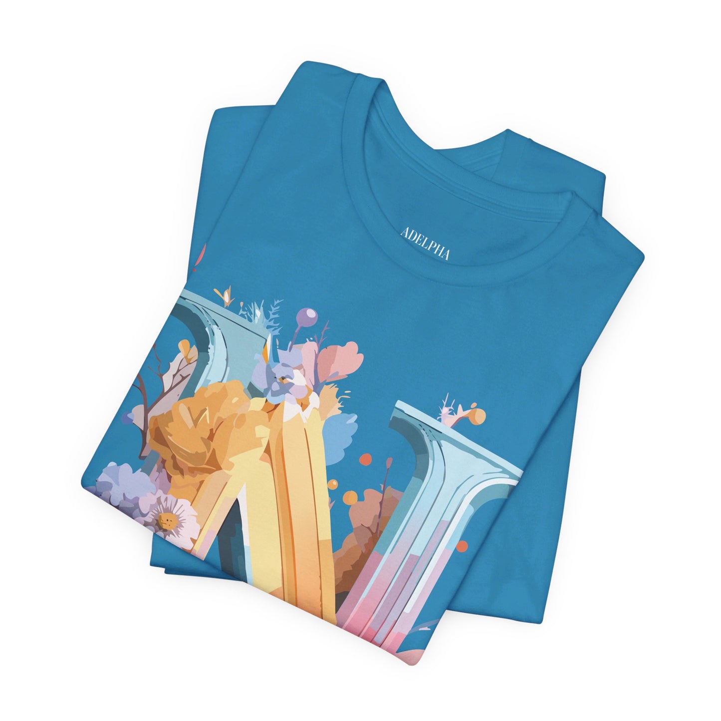 Natural Cotton Tee Shirt - Letters Collection - N Printify