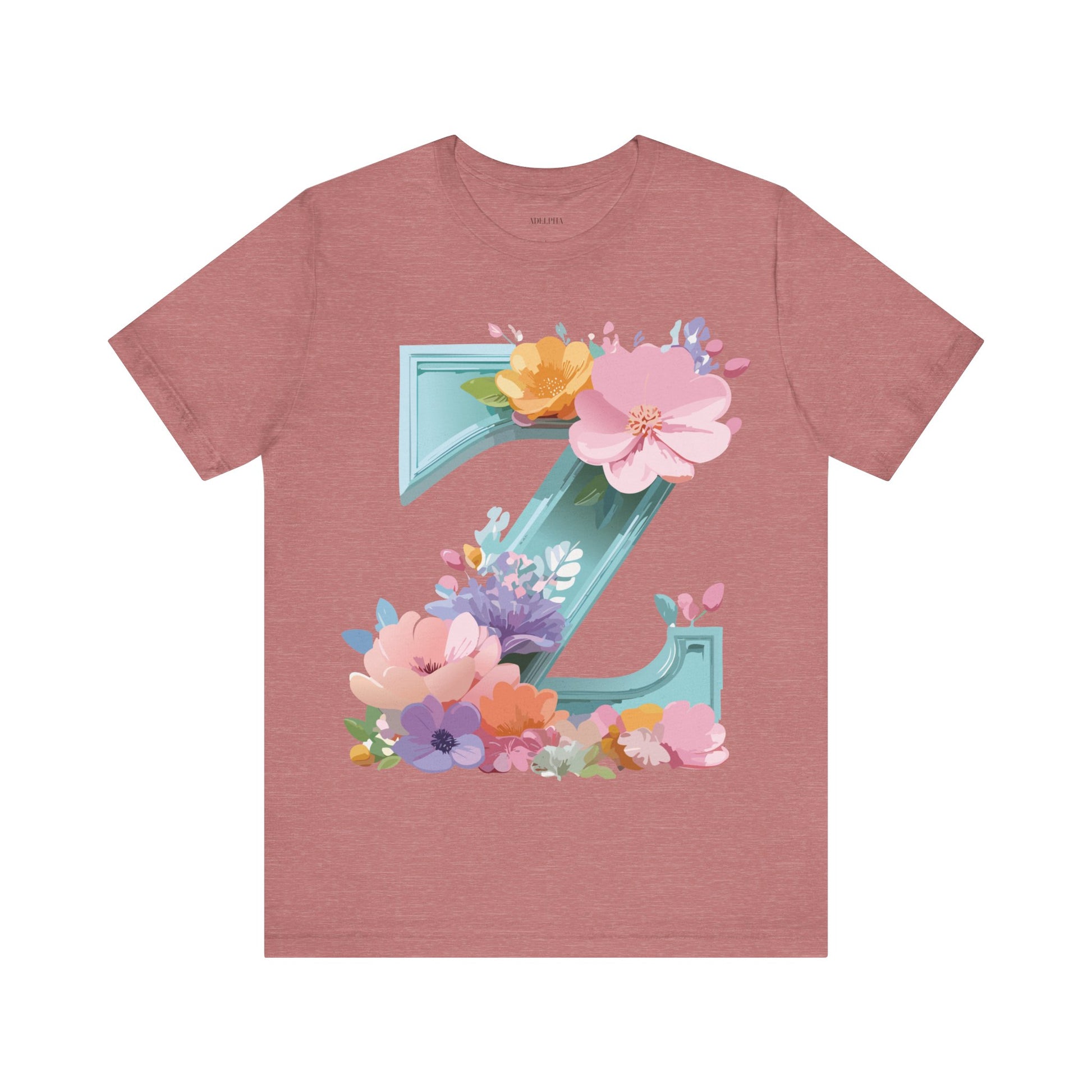 Natural Cotton Tee Shirt - Letters Collection - Z Printify