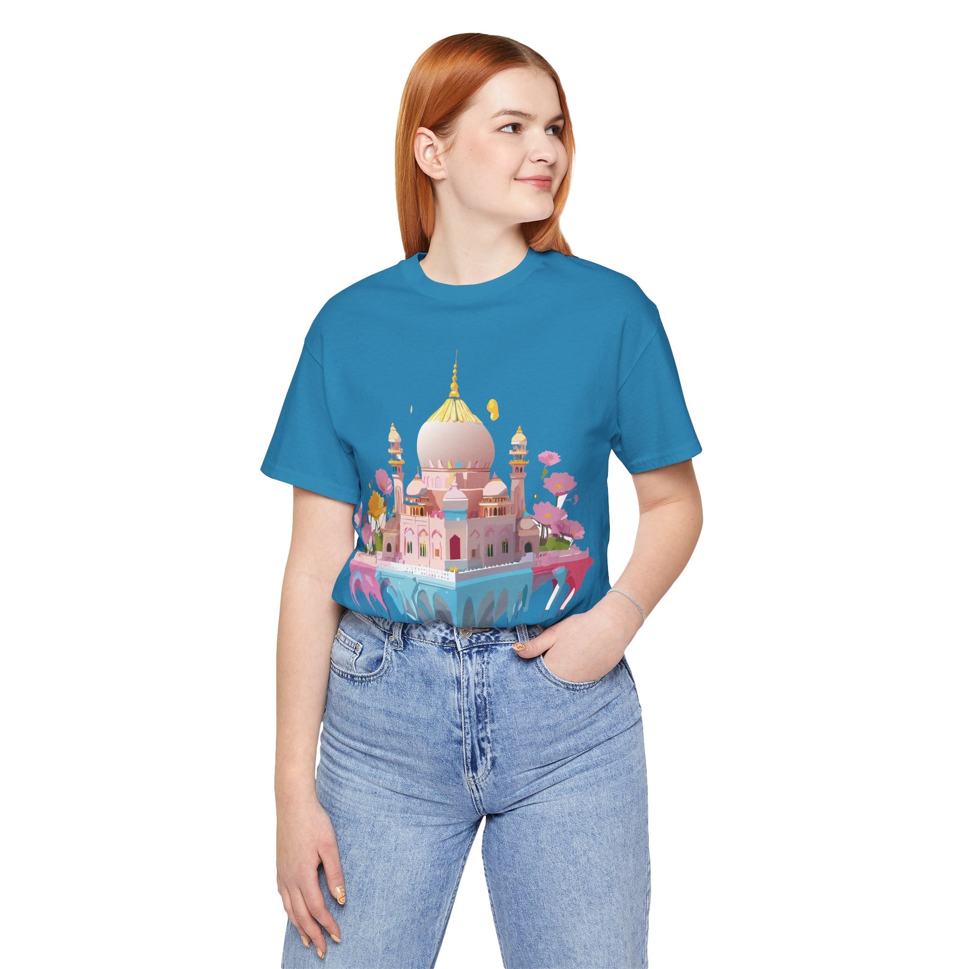 Natural Cotton Tee Shirt - Bukhara, Uzbekistan Printify