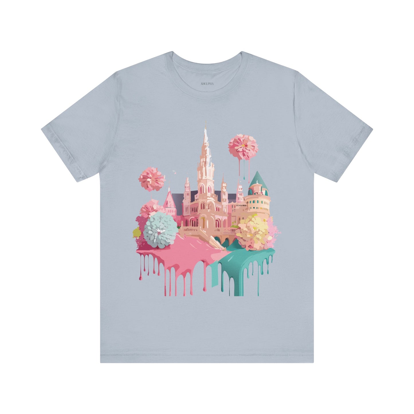 Natural Cotton Tee Shirt - Beautiful Places Collection - Vienna Printify