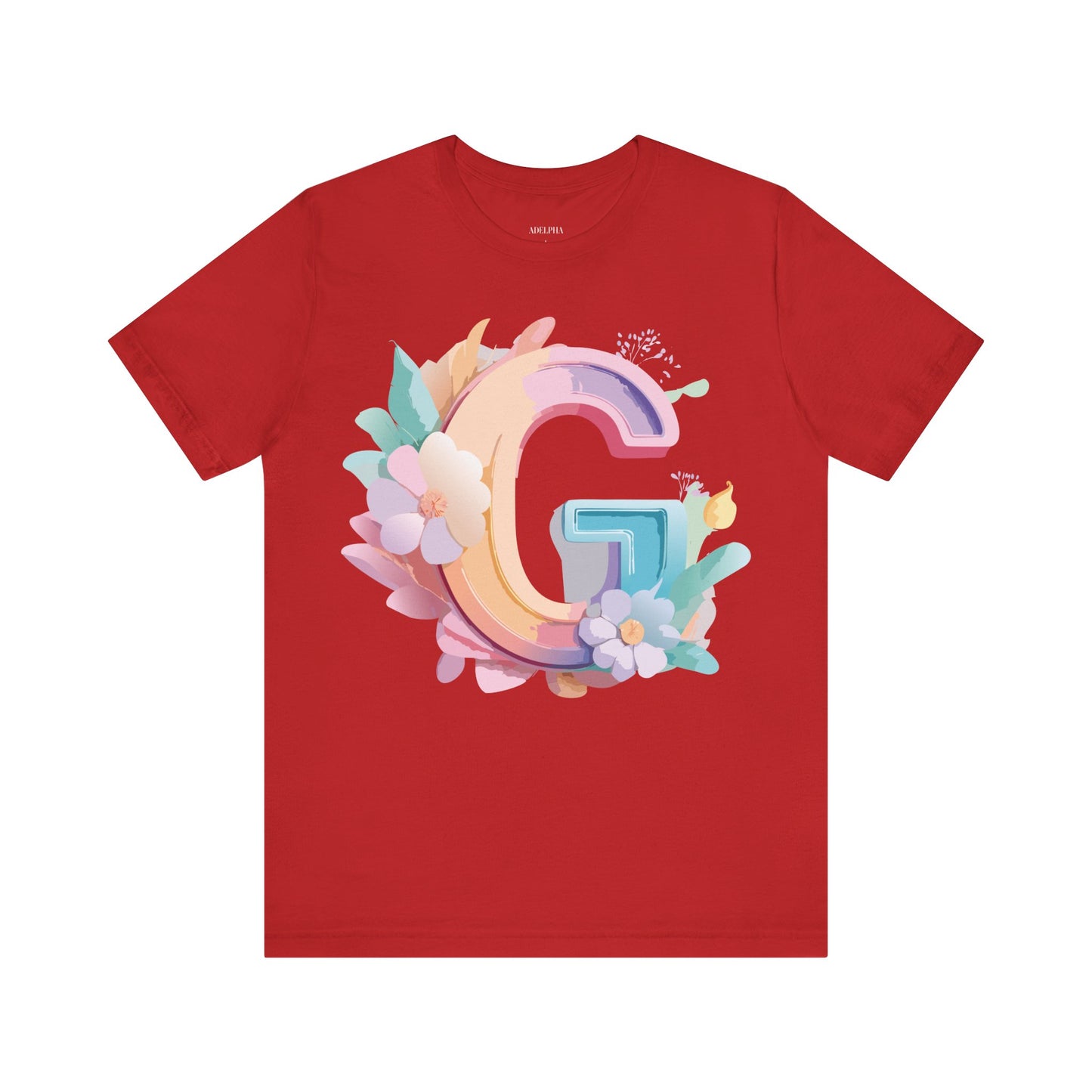 Natural Cotton Tee Shirt - Letters Collection - G Printify