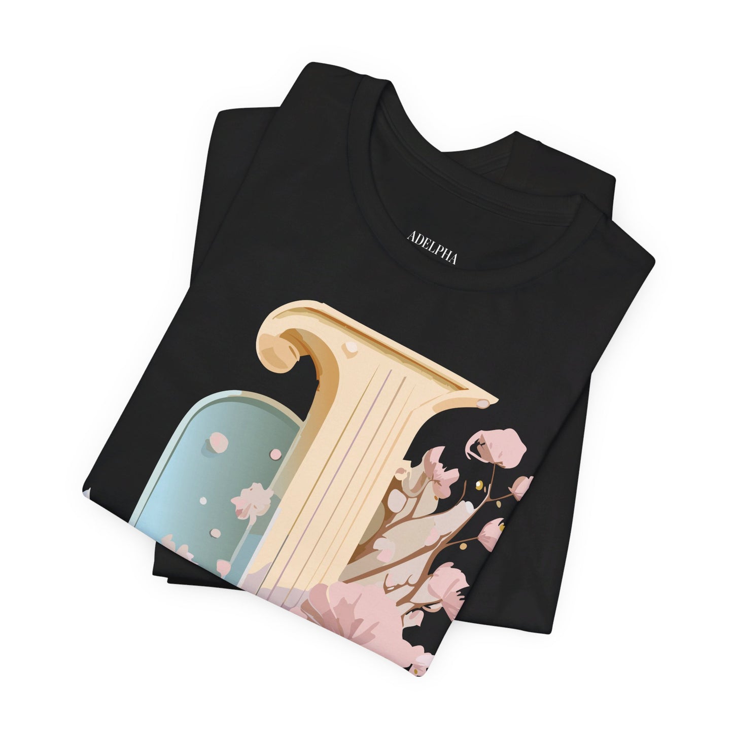 Natural Cotton Tee Shirt - Letters Collection - J Printify