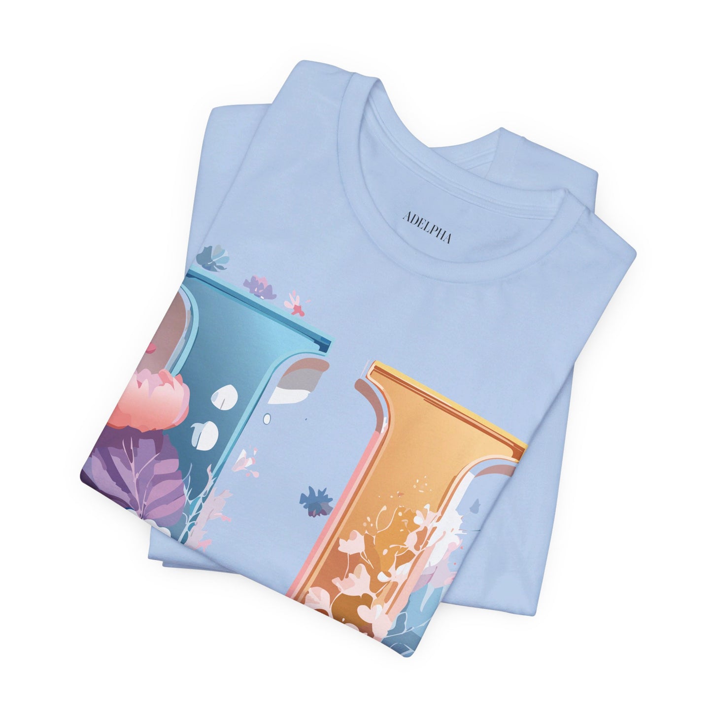 Natural Cotton Tee Shirt - Letters Collection - U Printify