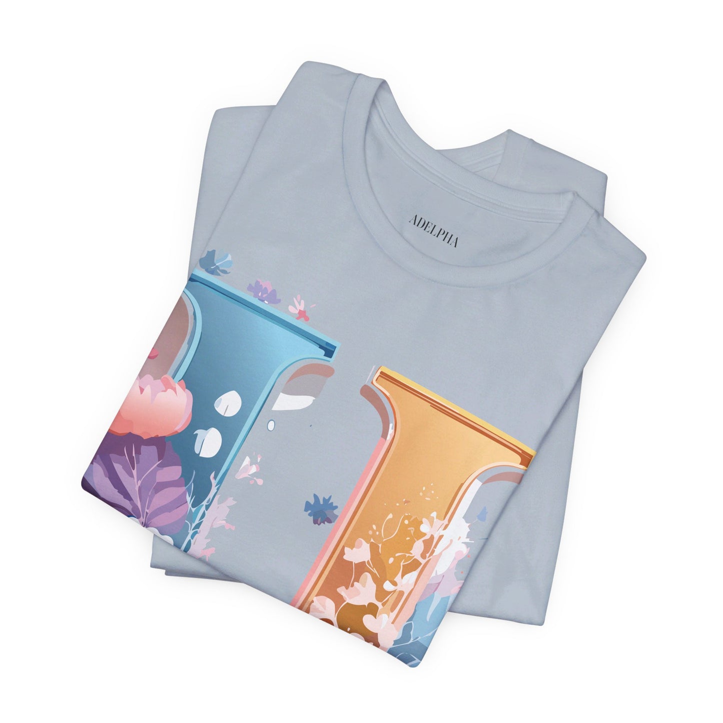 Natural Cotton Tee Shirt - Letters Collection - U Printify