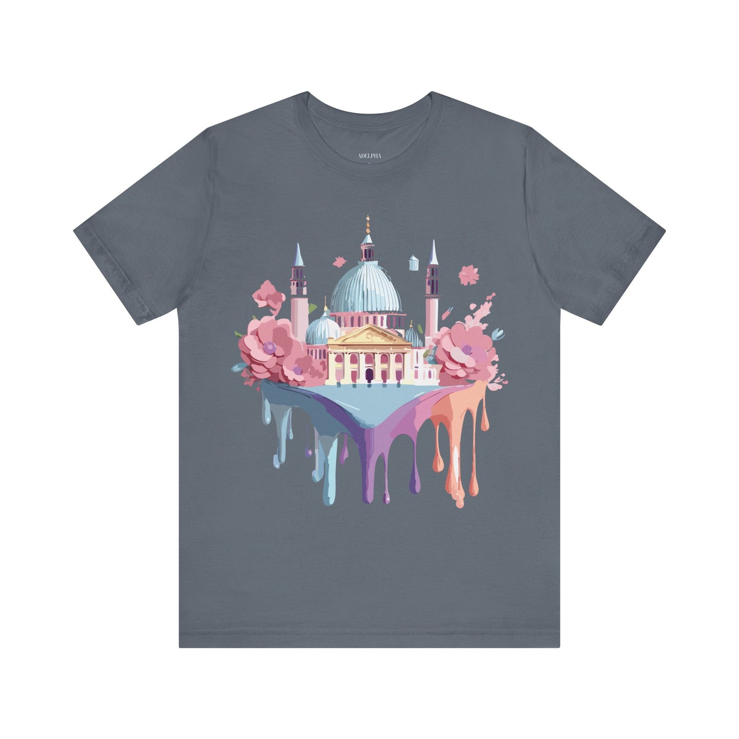 Natural Cotton Tee Shirt - Beautiful Places Collection - Venice Printify