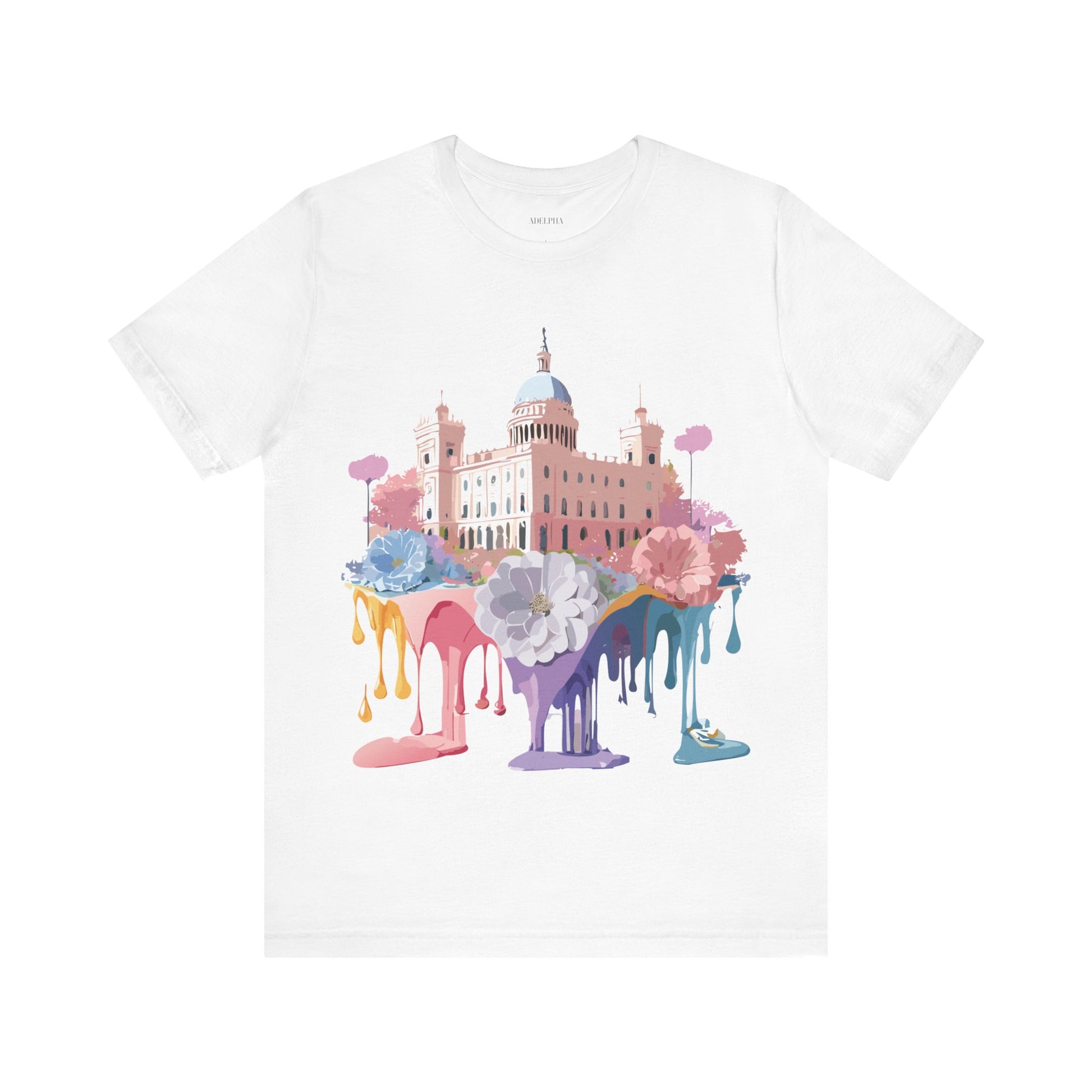 Natural Cotton Tee Shirt - Beautiful Places Collection - Madrid Printify
