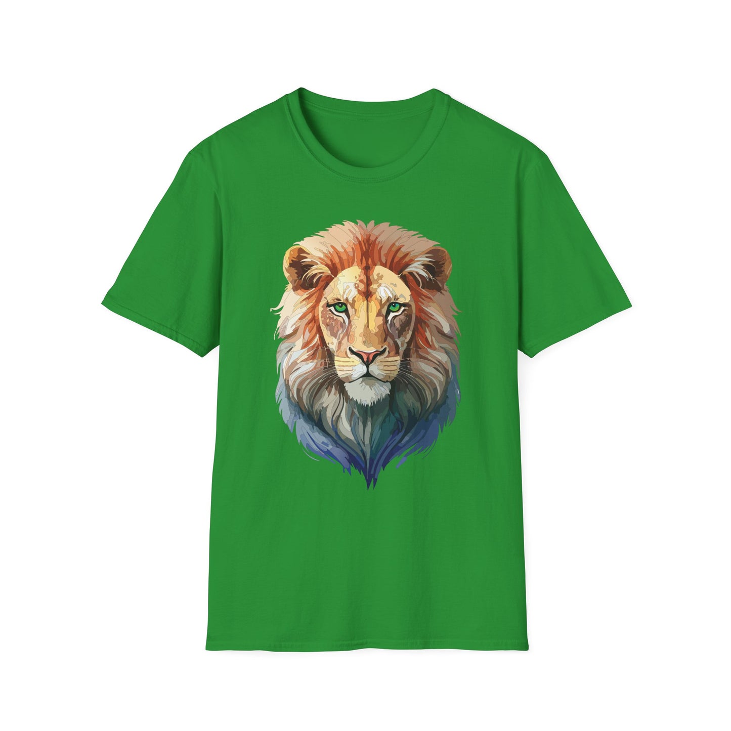 Lion Shirt, Shirt with Lion, Floral Lion Tee, Shirt with Animals