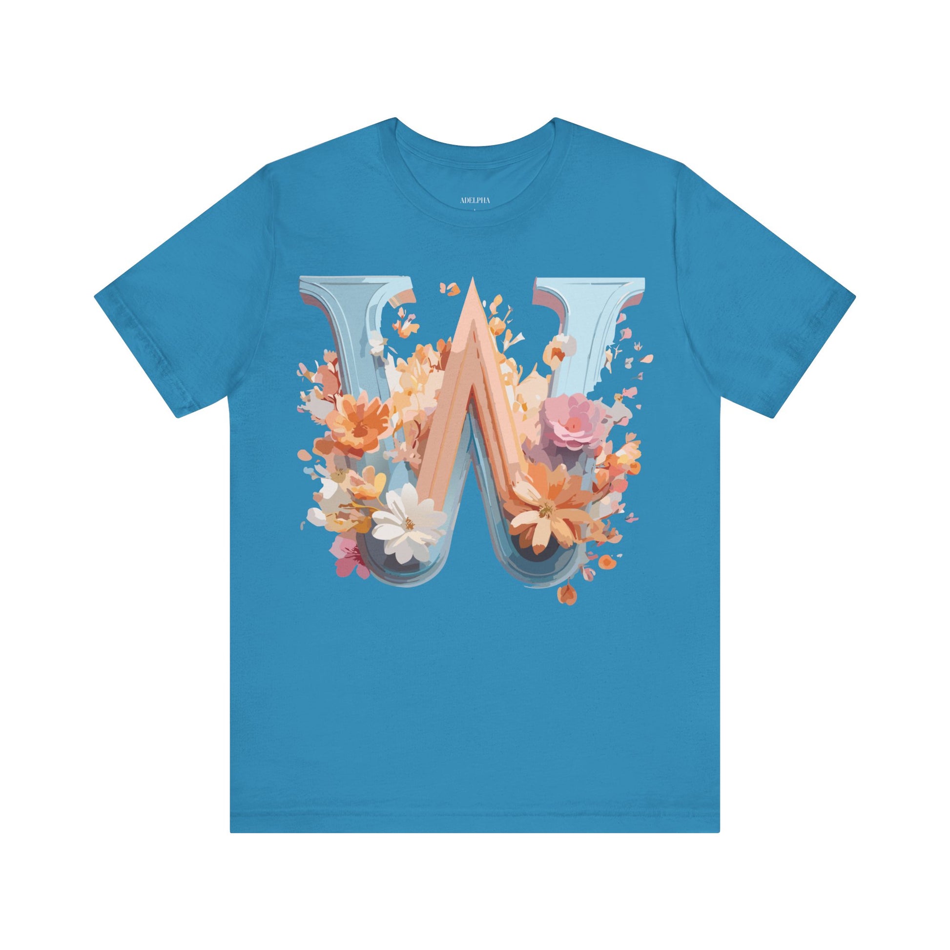 Natural Cotton Tee Shirt - Letters Collection - W Printify