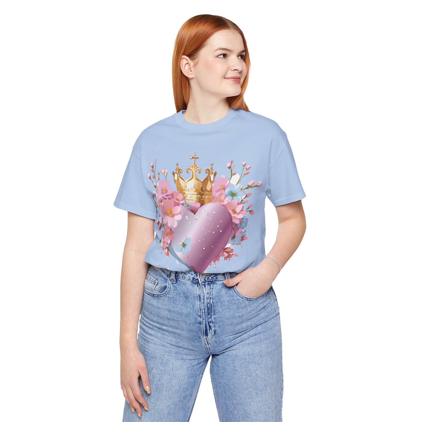 Natural Cotton Tee Shirt - Love story Collection Printify